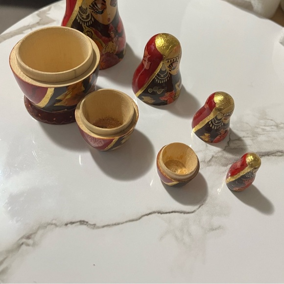 VTG RARE Trad. Russian Sergiev Posad Matryoshka Babushka Nesting Dolls 7pc - Picture 9 of 14